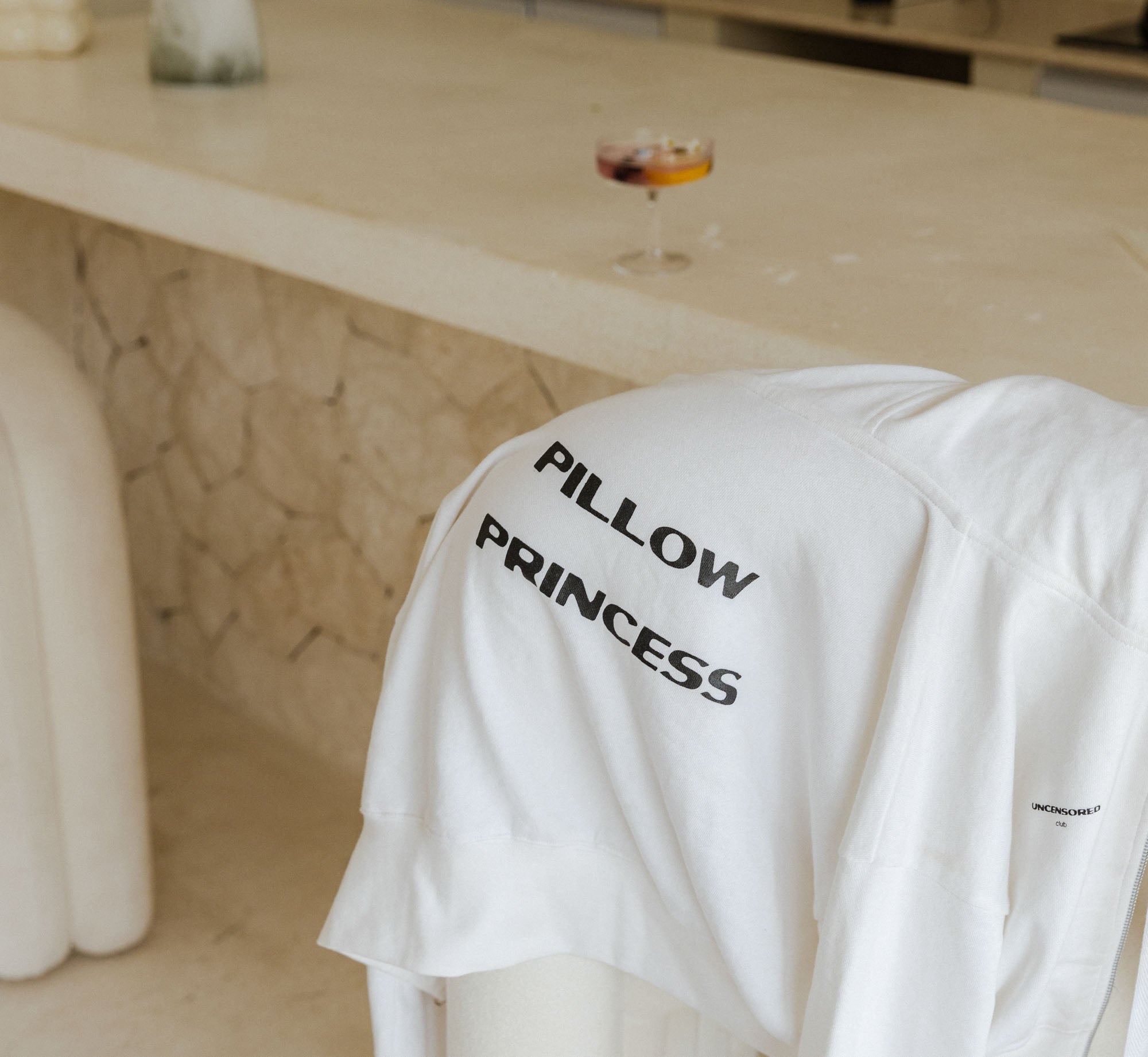 Cropped hoodie - pillow princess